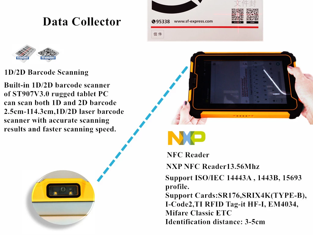 8 inch rugged tablet PC Android 7.1,Industrial Tablet PC 3G gps WIFI RAM 4GB ROM 64GB